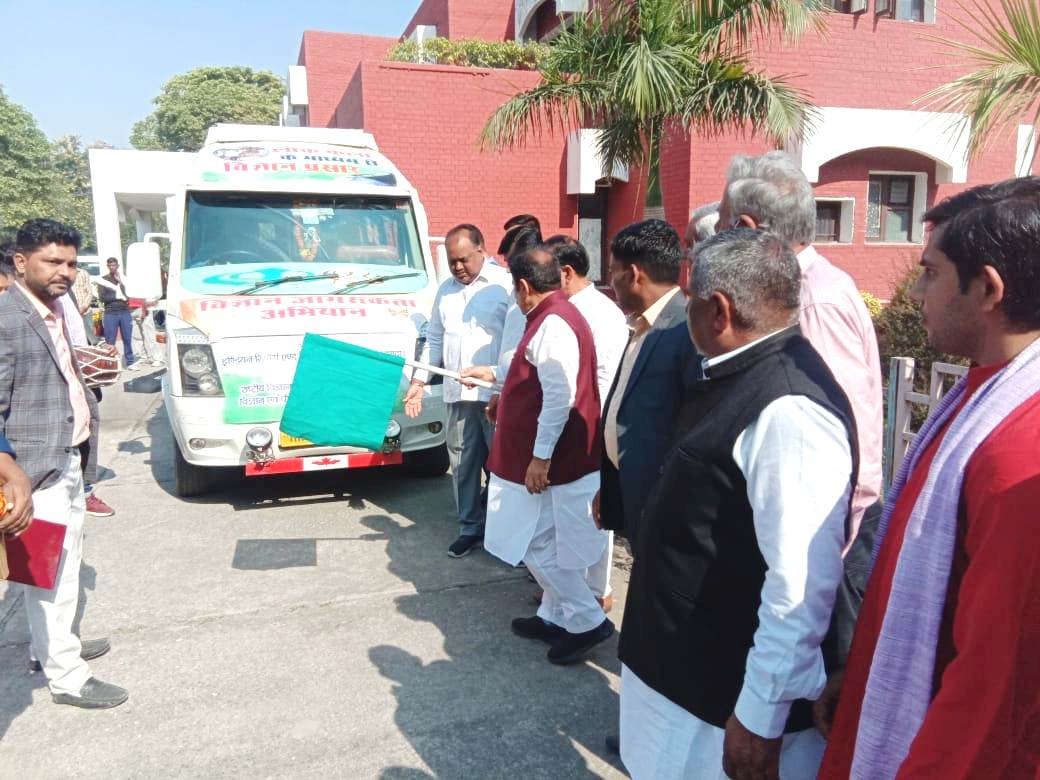 Kurukshetra, Honorable MLA Subhash Sudha inaugurated a science awareness campaign aimed at promoting science through folk art